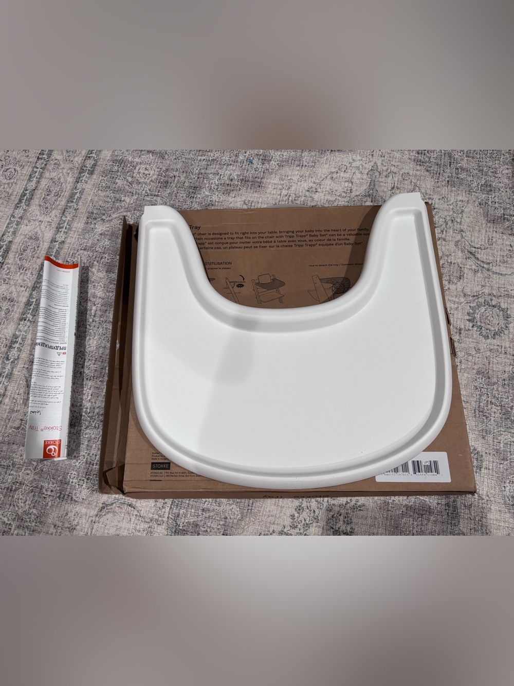 Stokke Tripp Trapp Official Replacement White High Chair Tray - brand new in box
